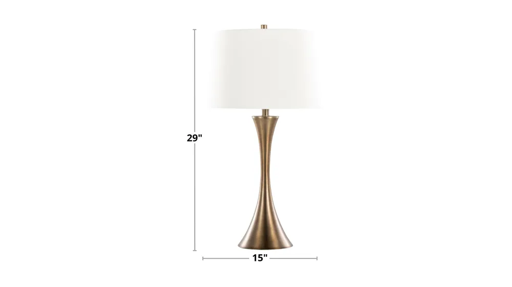 Lenuxe Table Lamp - Set of 2 Dimensions