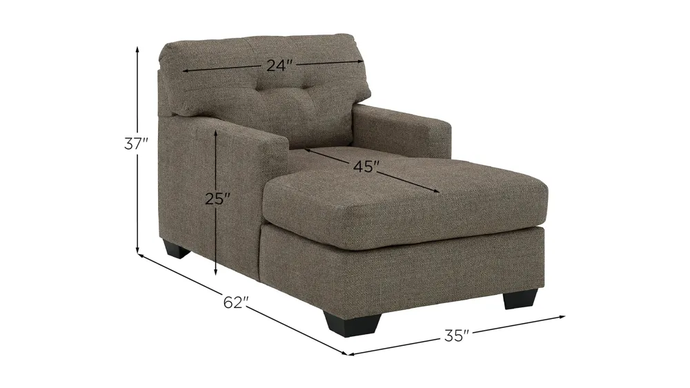 Mahoney Chaise Dimensions