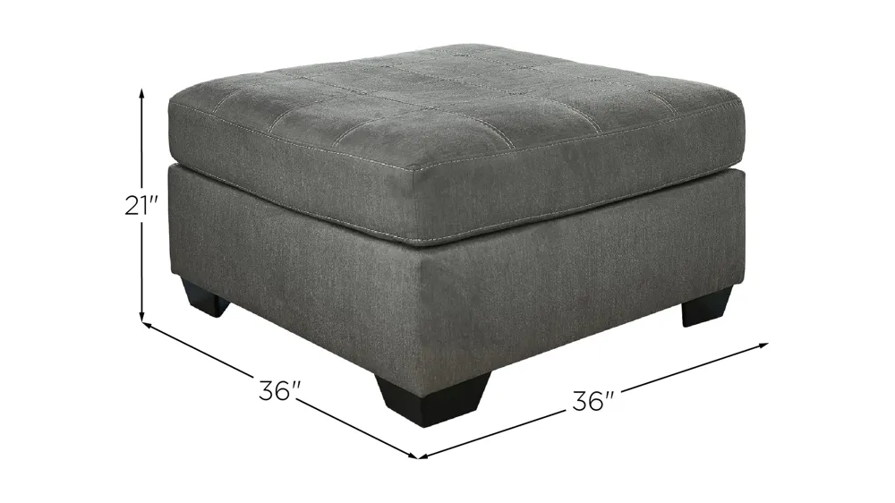 Pitkin Oversized Accent Ottoman Dimensions