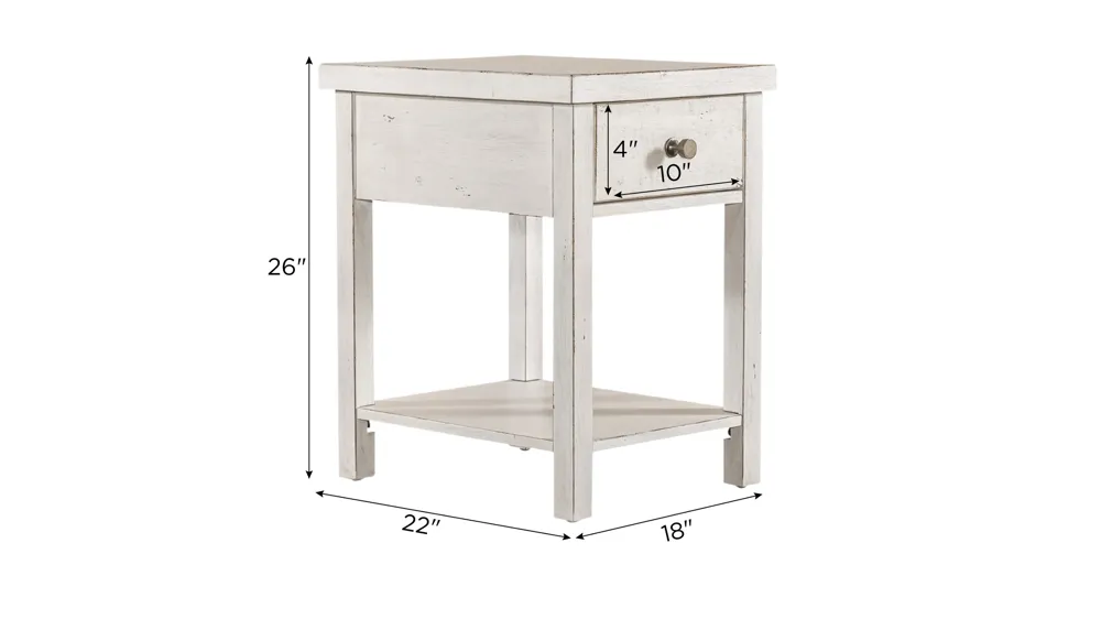Marguerite Chair Side Table Dimensions