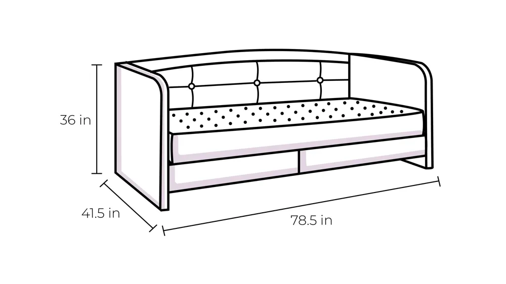 Hancock Daybed Dimensions