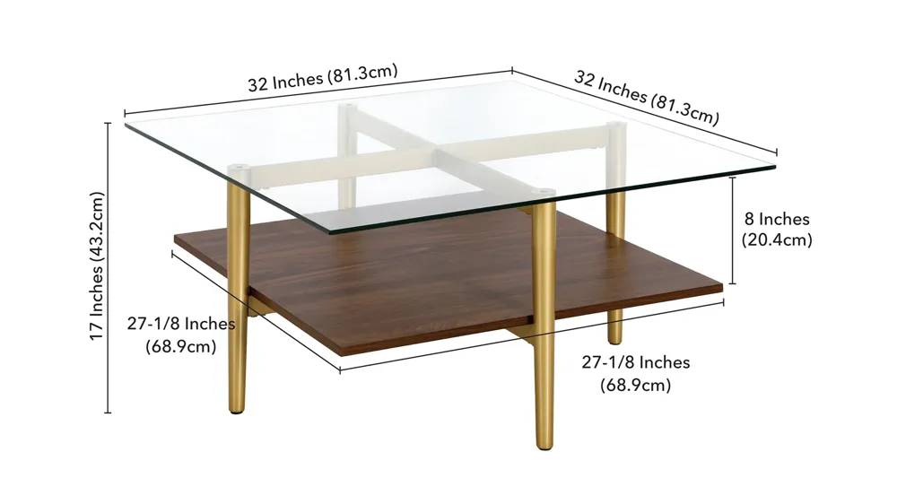 Upton Coffee Table Dimensions