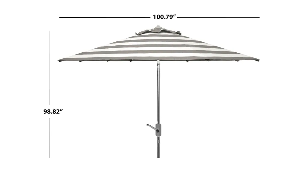 Iris 9' Patio Umbrella Dimensions