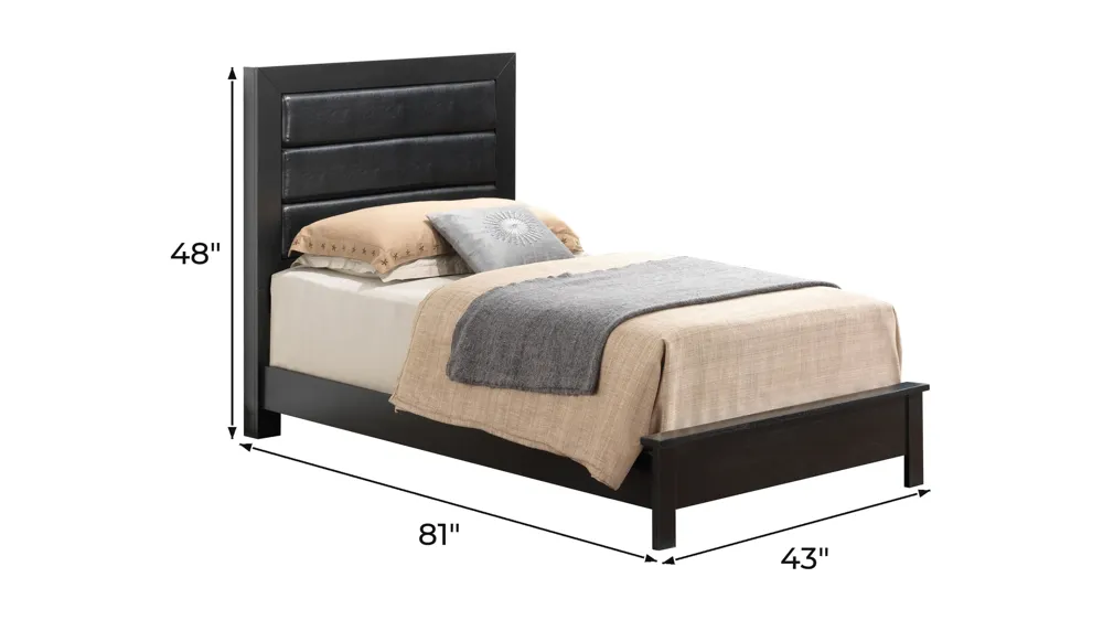 Burlington Upholstered Bed Dimensions