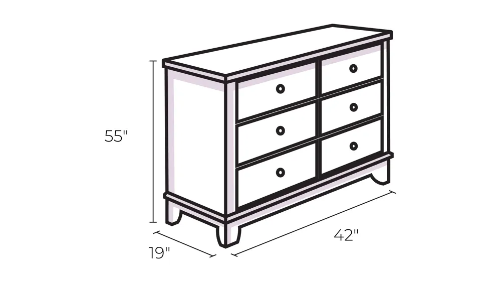 Elsmere Bedroom Chest Dimensions