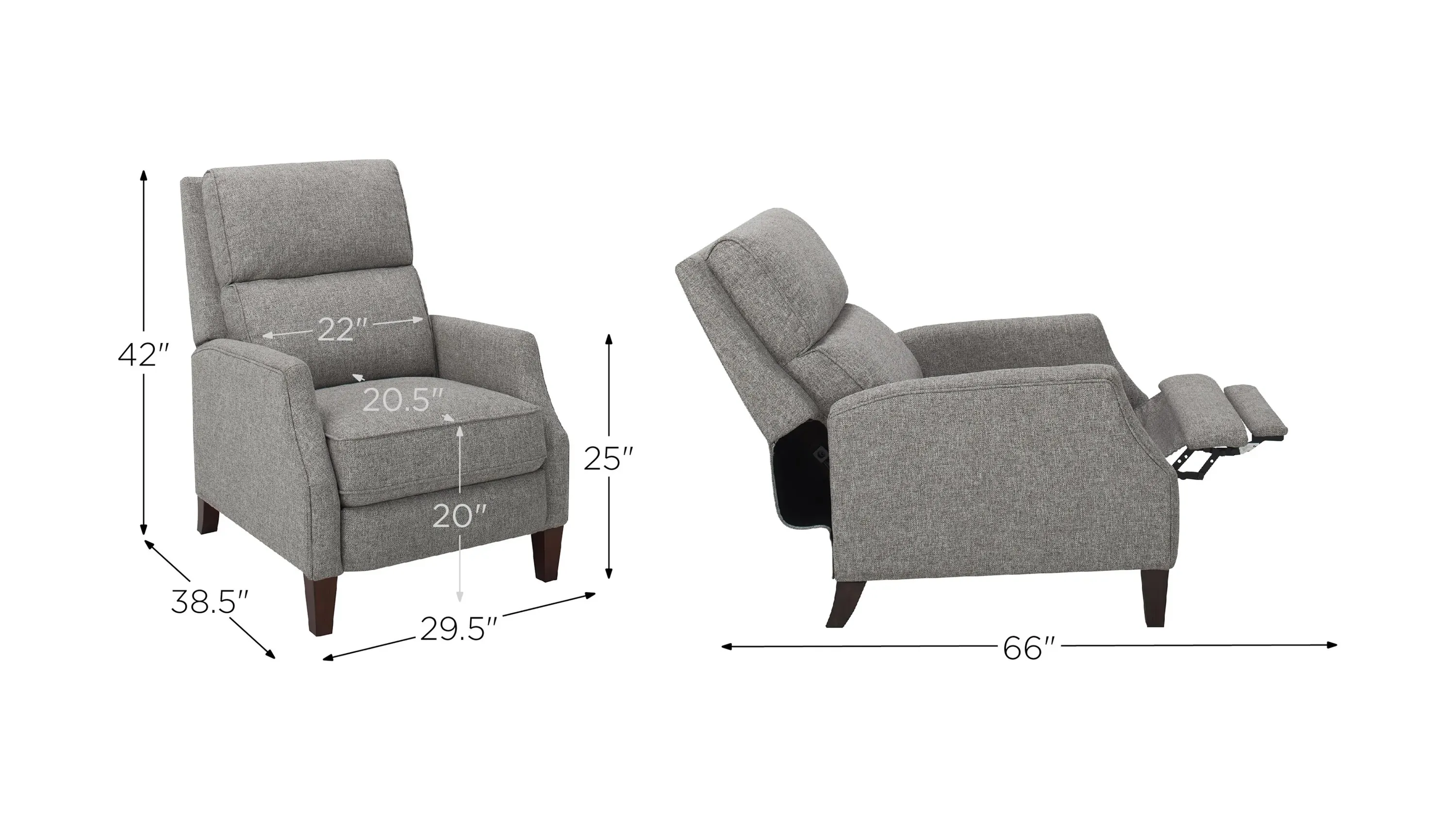 Tromley Pushback Recliner | Raymour & Flanigan