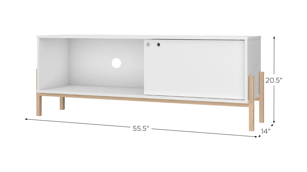 Bowery 55" TV Stand Dimensions