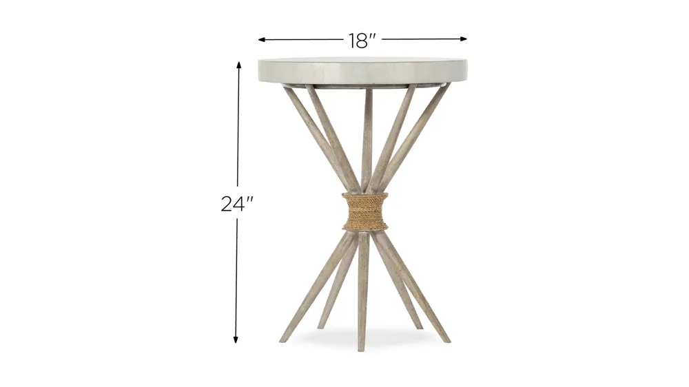 Amani Accent Table Dimensions