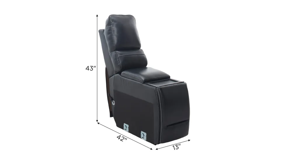 Presley Console w/ Bluetooth, Cupholders and Wireless Charging Dimensions