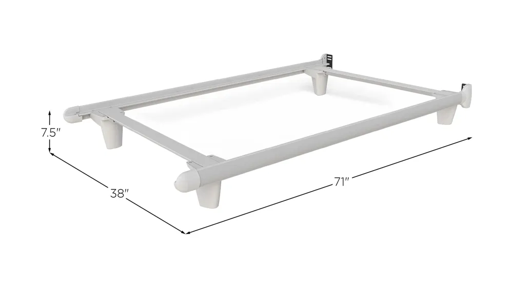 Embrace Bed Frame w/ Glides Dimensions