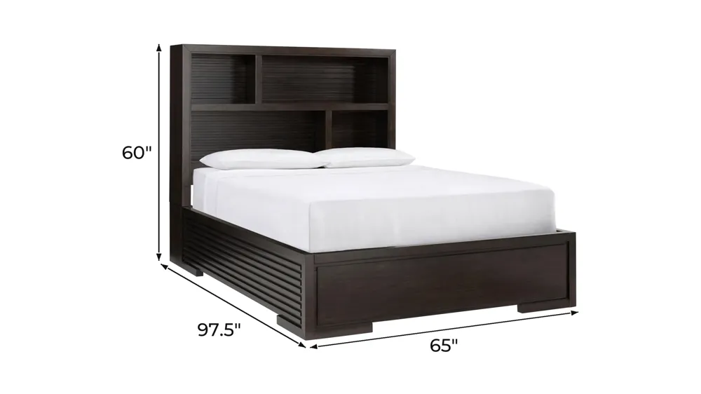 Nightingale Bookcase Bed Dimensions