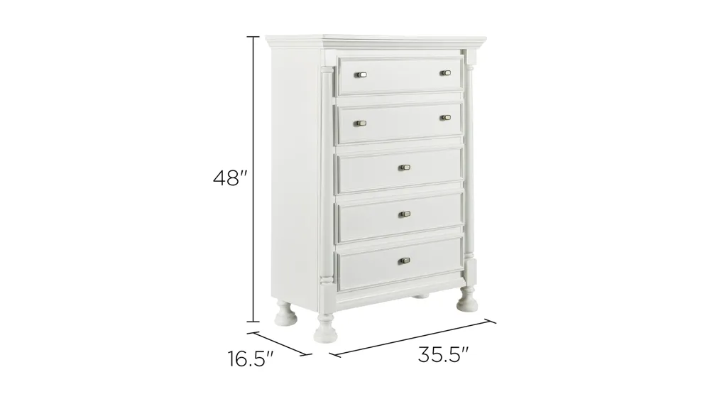Eliza Bedroom Chest Dimensions
