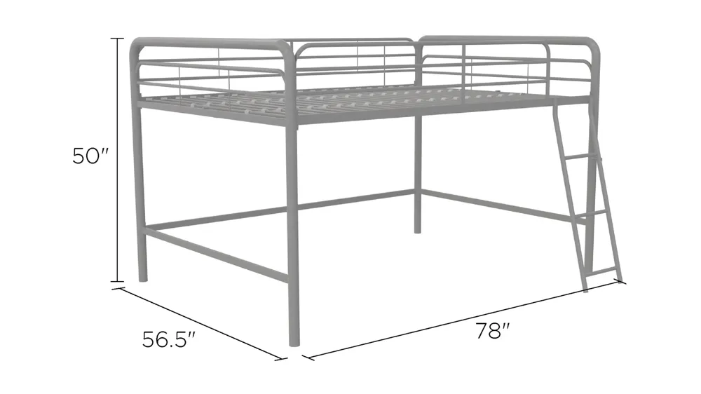 Walker Junior Loft Bed Dimensions