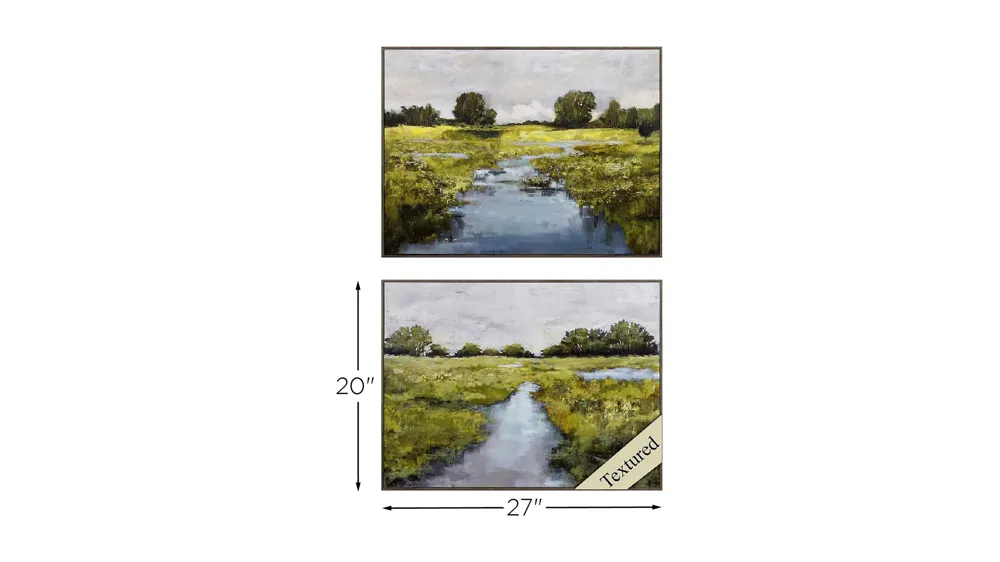Pause Lull S/2 Wall Art Dimensions