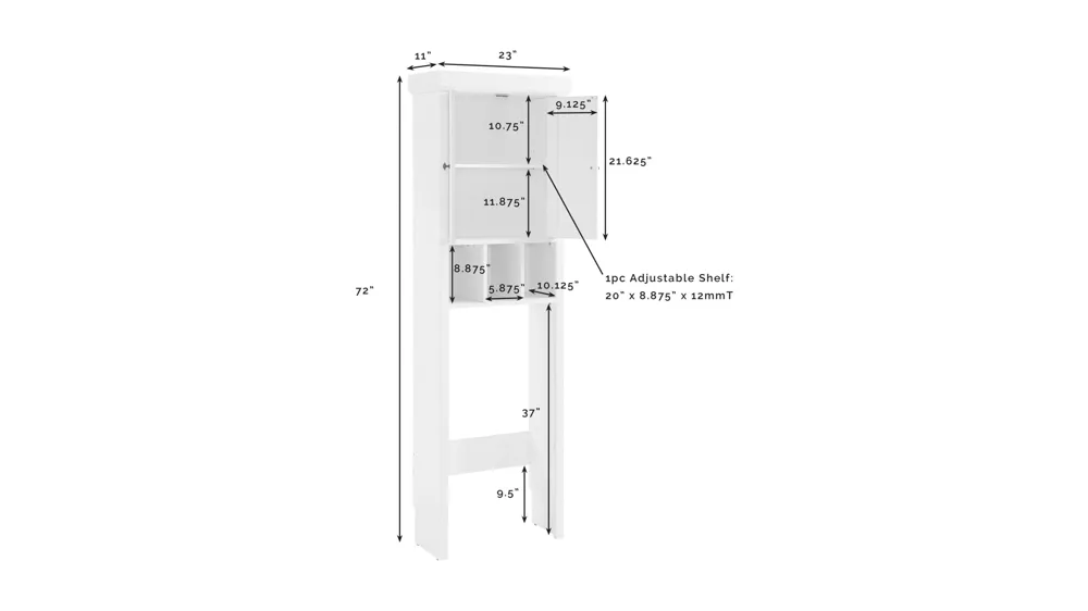 Seaside Space Saver Dimensions