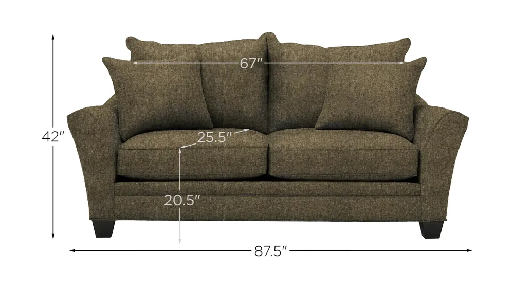 Briarwood Apartment Sofa Dimensions