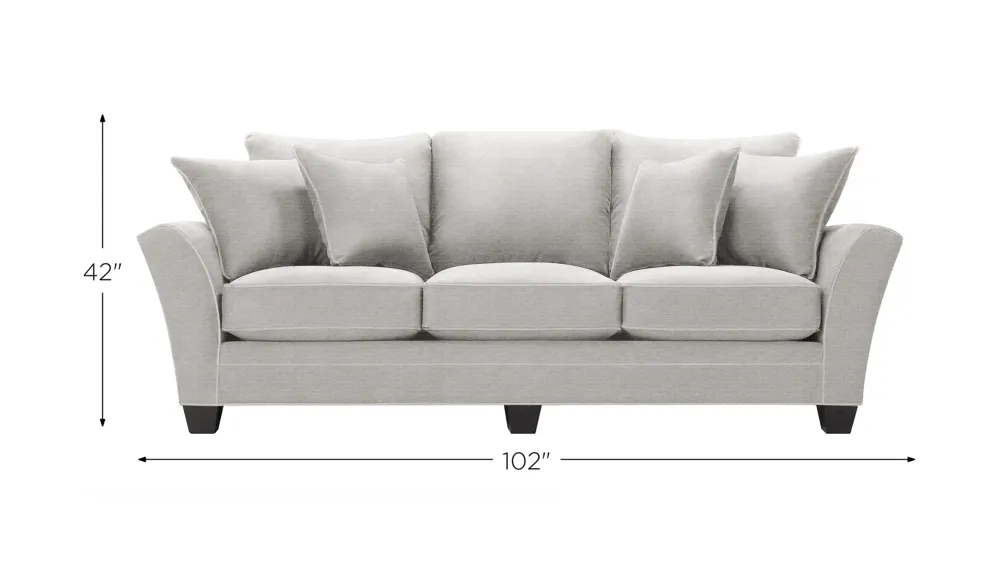 Briarwood Queen Plus Sleeper Sofa Dimensions