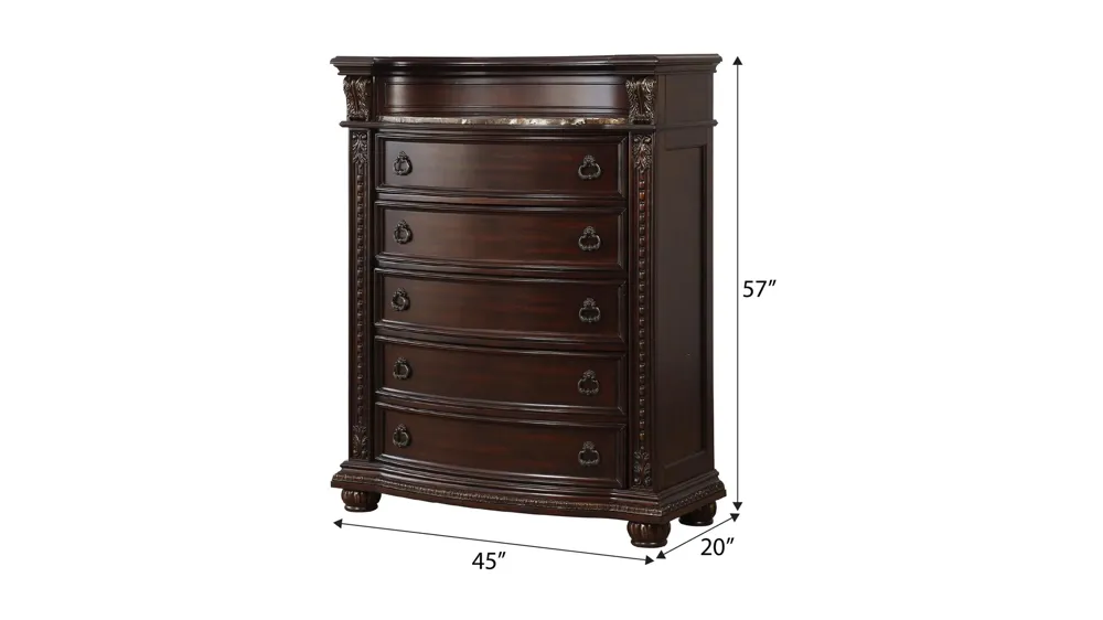 Palace Bedroom Chest Dimensions