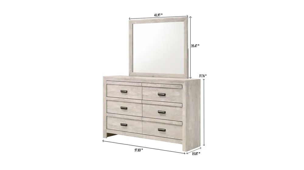 Valor Dresser Dimensions