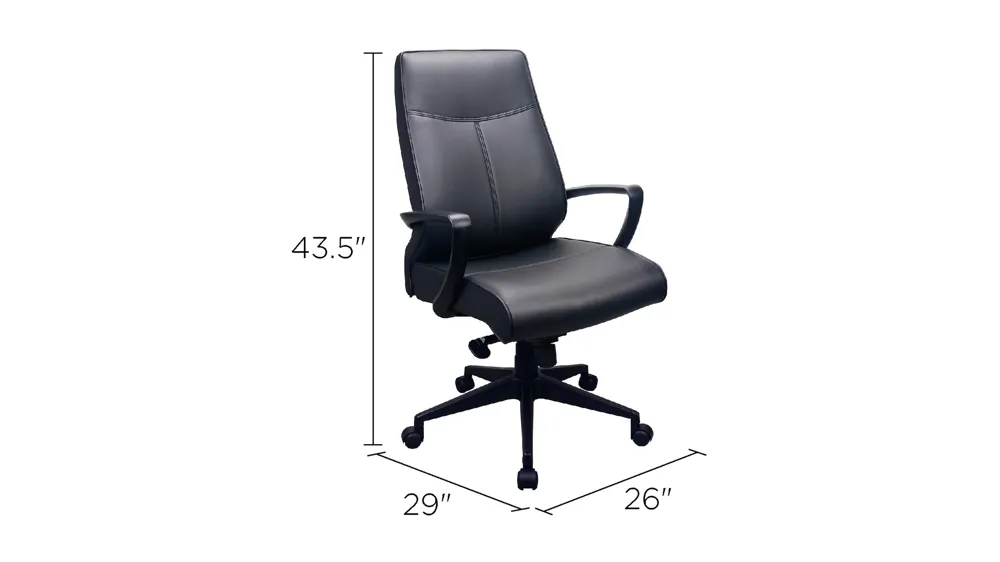 Tempur-Pedic Tall Home Office Chair Dimensions