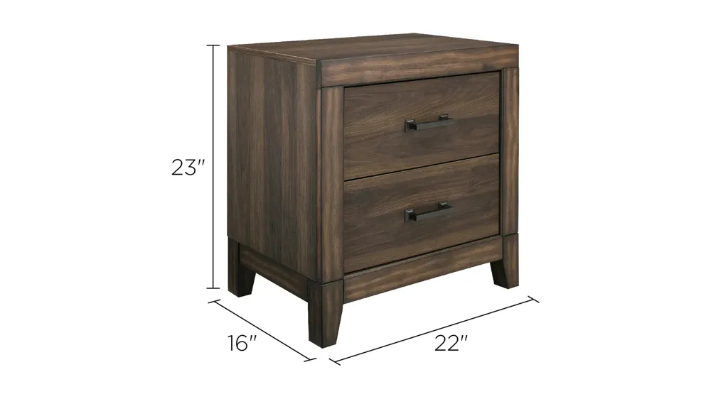 Exeter Nightstand Dimensions