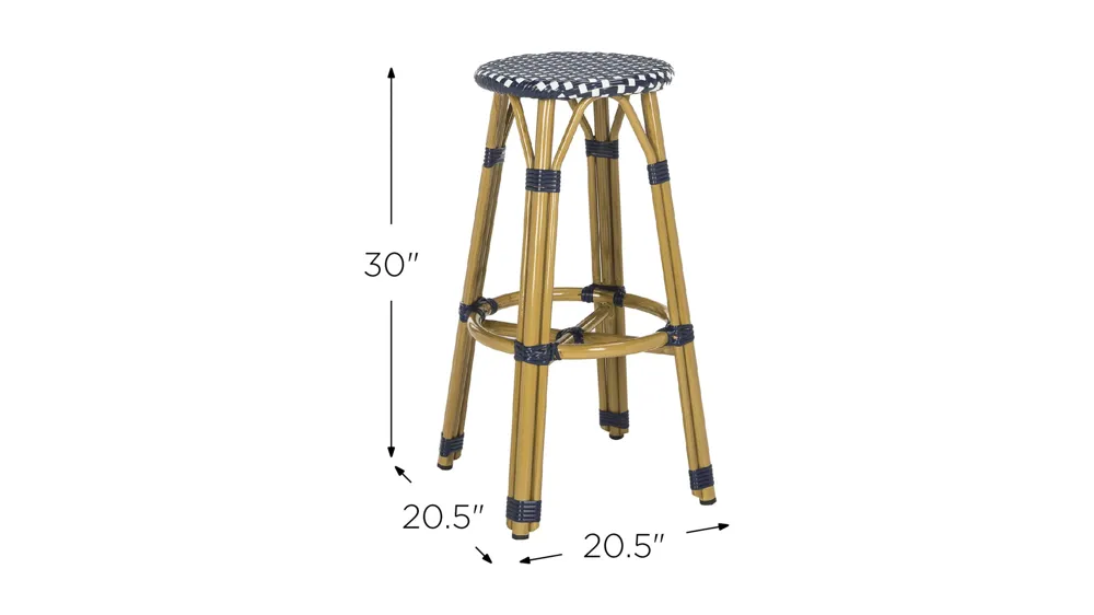 Cadeo Outdoor Bar Stool Dimensions