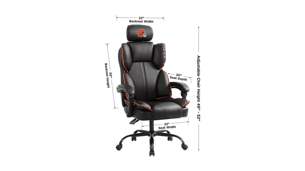 NFL Office Champ Chairs Dimensions