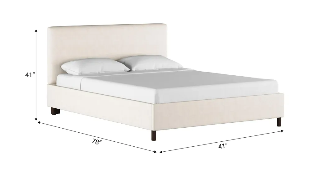 Valerie Platform Bed Dimensions