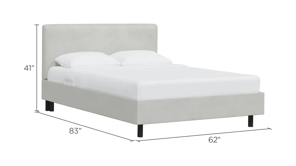 Valerie Platform Bed Dimensions