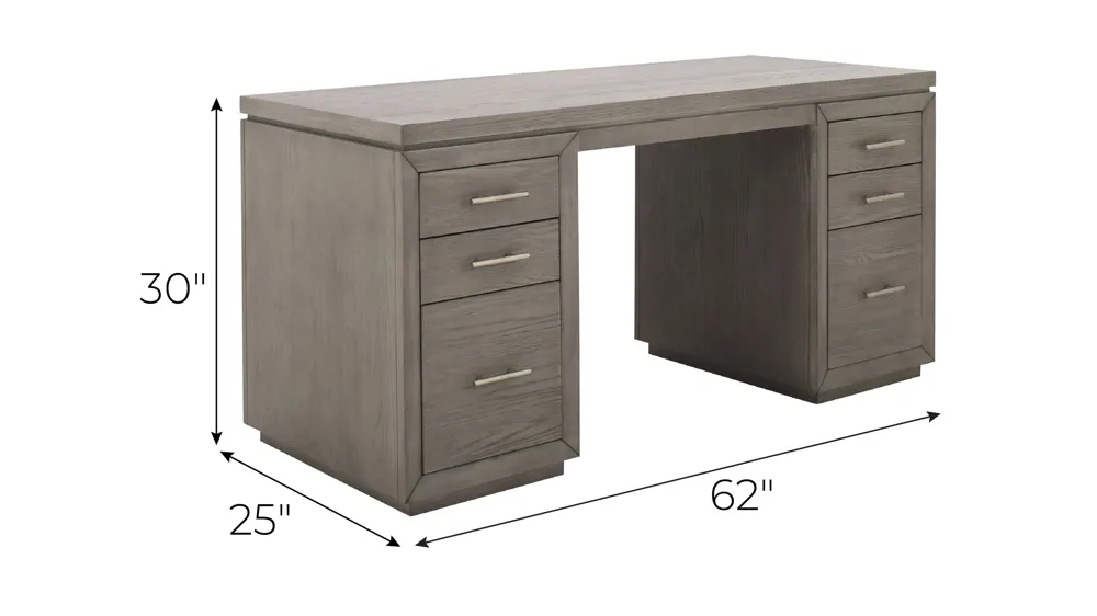 Winfield Executive Desk Dimensions