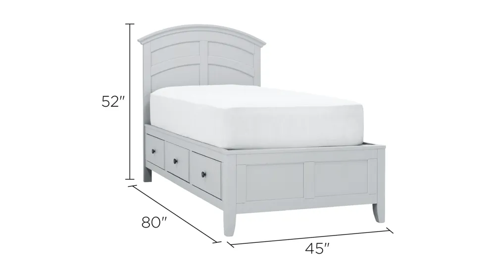 Kylie Youth Storage Bed Dimensions