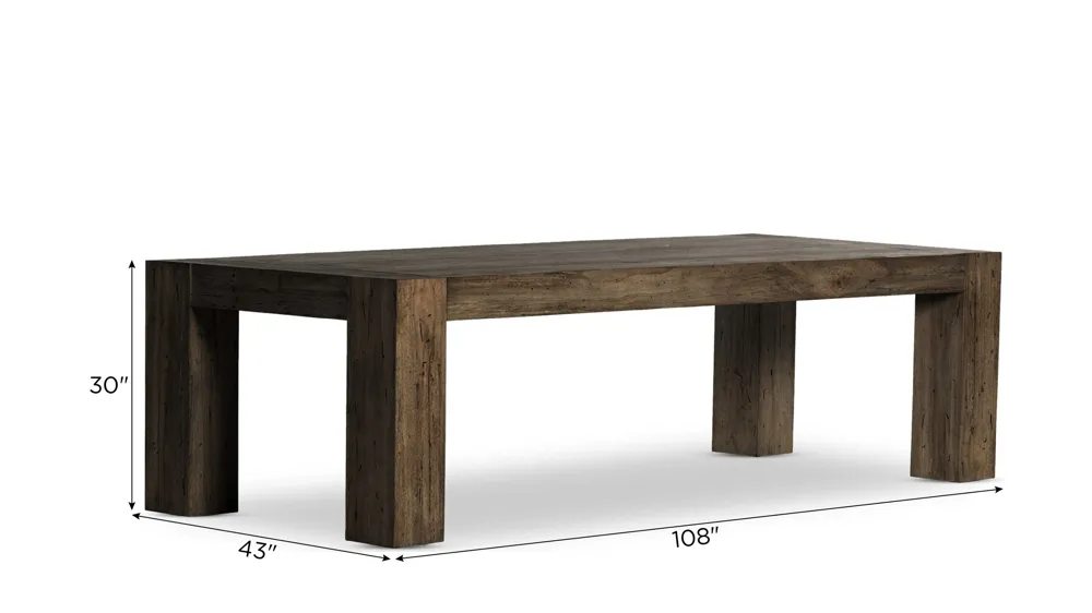 Abaso Dining Table Dimensions