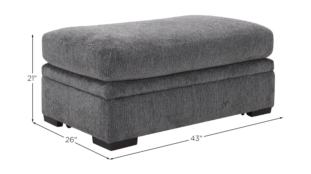Norlin Storage Ottoman Dimensions