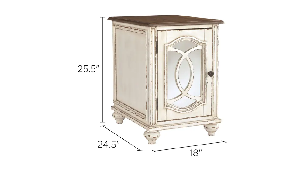 Libbie Casual Chairside End Table Dimensions