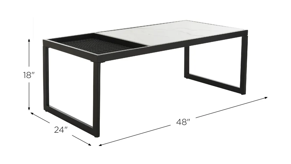 Roxanna Coffee Table Dimensions