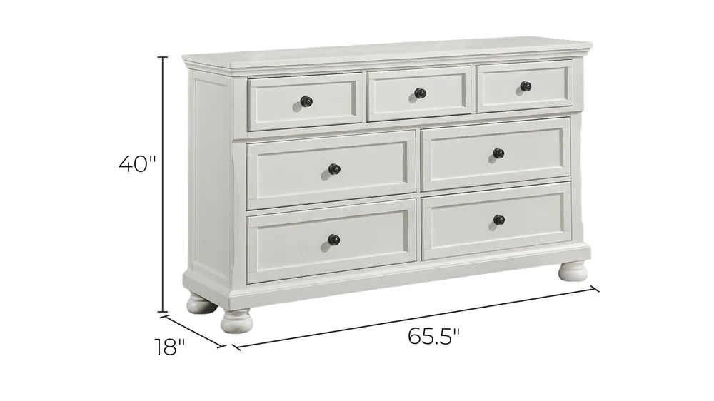 Soriah Bedroom Dresser Dimensions