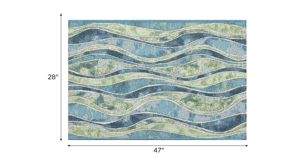 Esencia Wave Indoor/Outdoor Mat Dimensions