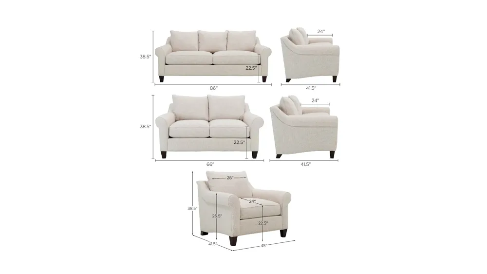 Gemma Living Room Set | Raymour & Flanigan