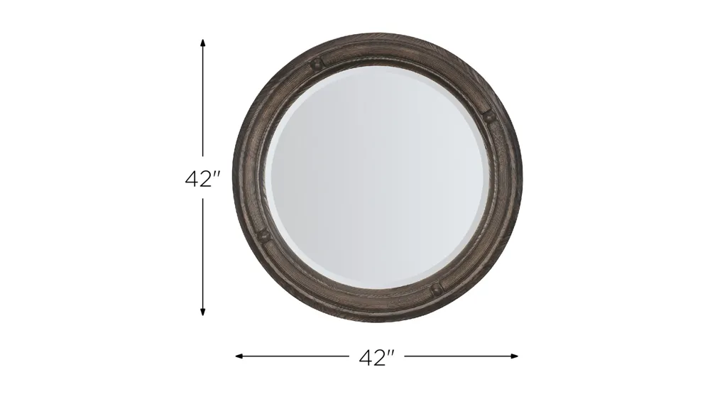 Traditions Round Mirror Dimensions