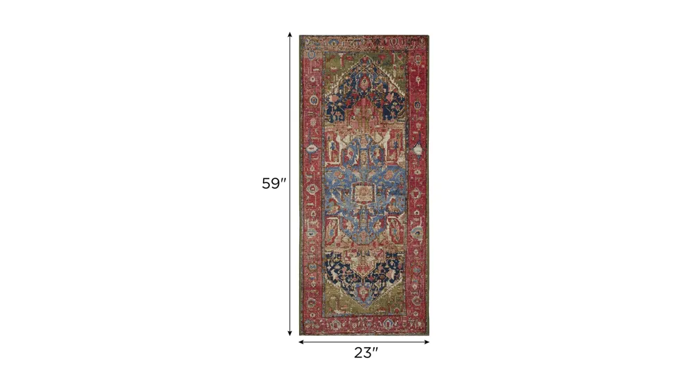 Esencia Heriz Indoor/Outdoor Mat Dimensions