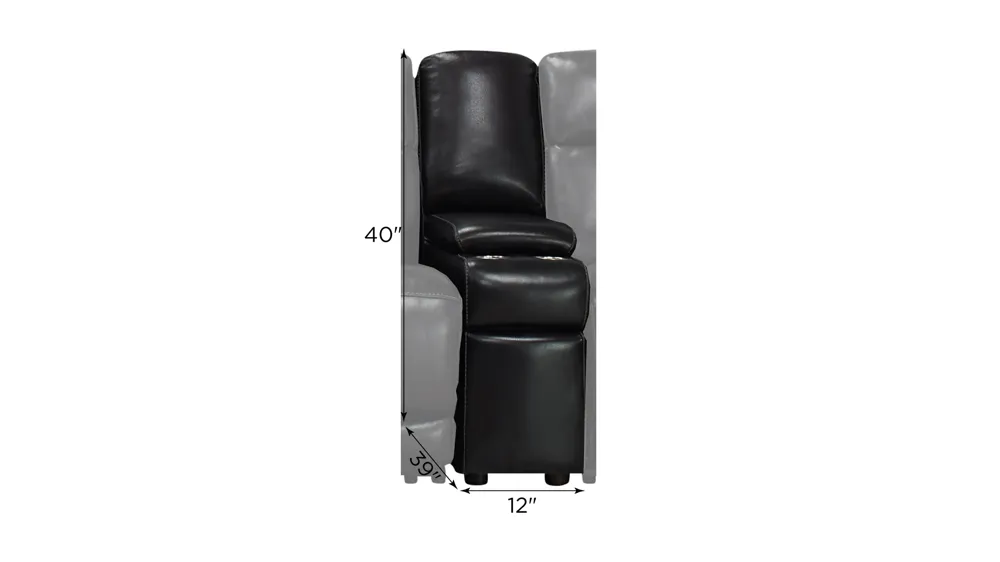 Tompkins Leather Console Dimensions