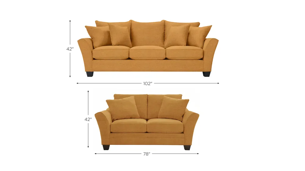 Briarwood Living Room Set Dimensions