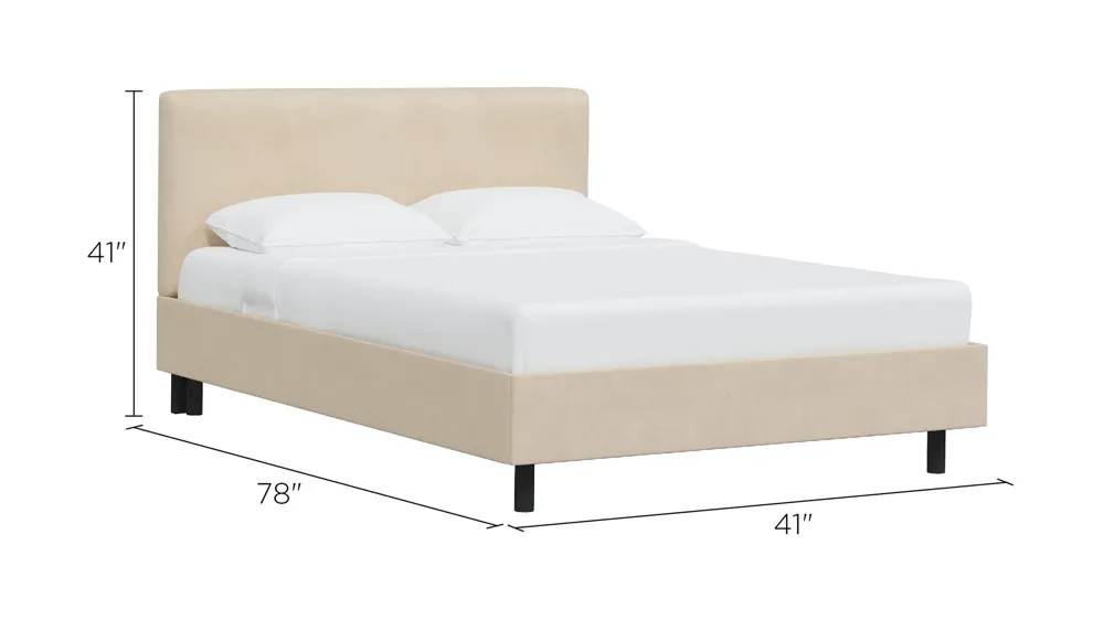Valerie Platform Bed Dimensions