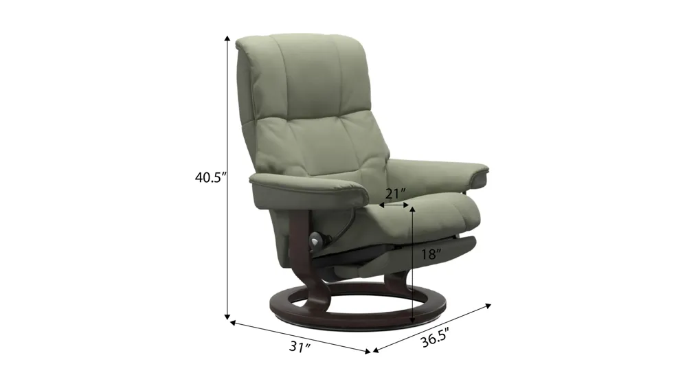 Mayfair Large Classic Power Recliner Dimensions