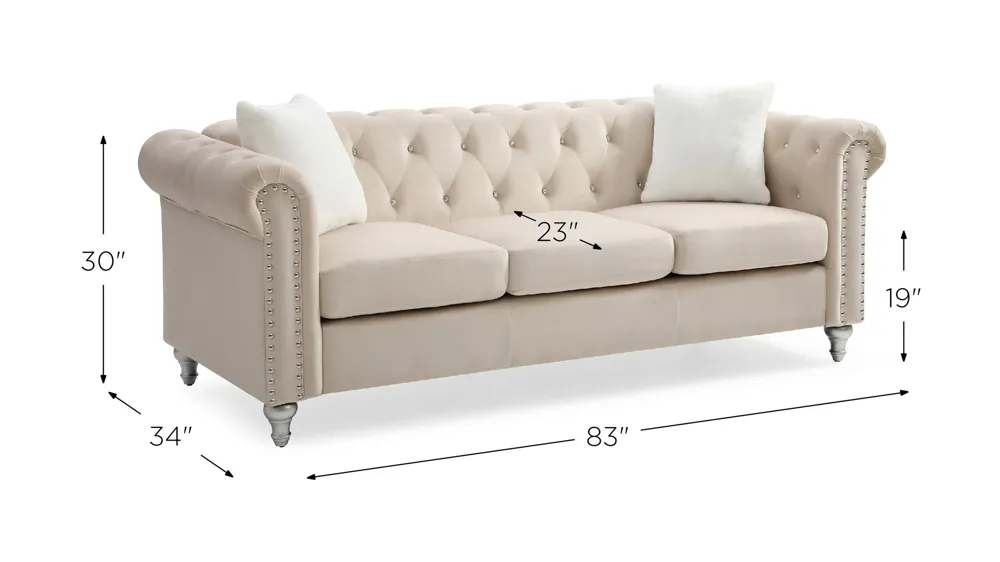 Raisa Sofa Dimensions
