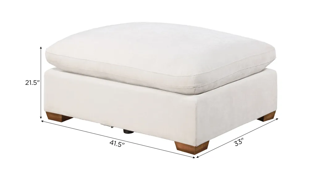 Lakeview Ottoman Dimensions