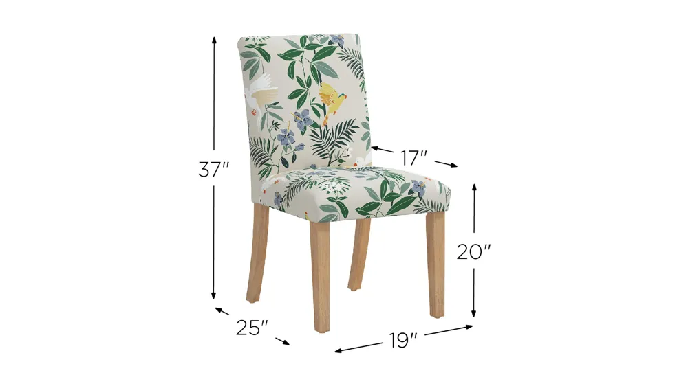 Dana Upholstered Dining Chair Dimensions