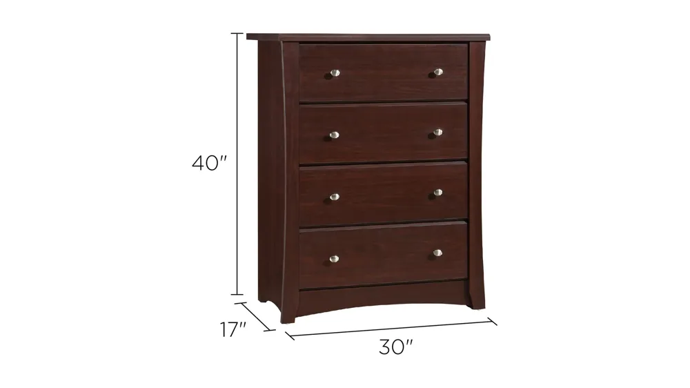 Crest 4 Drawer Chest Dimensions