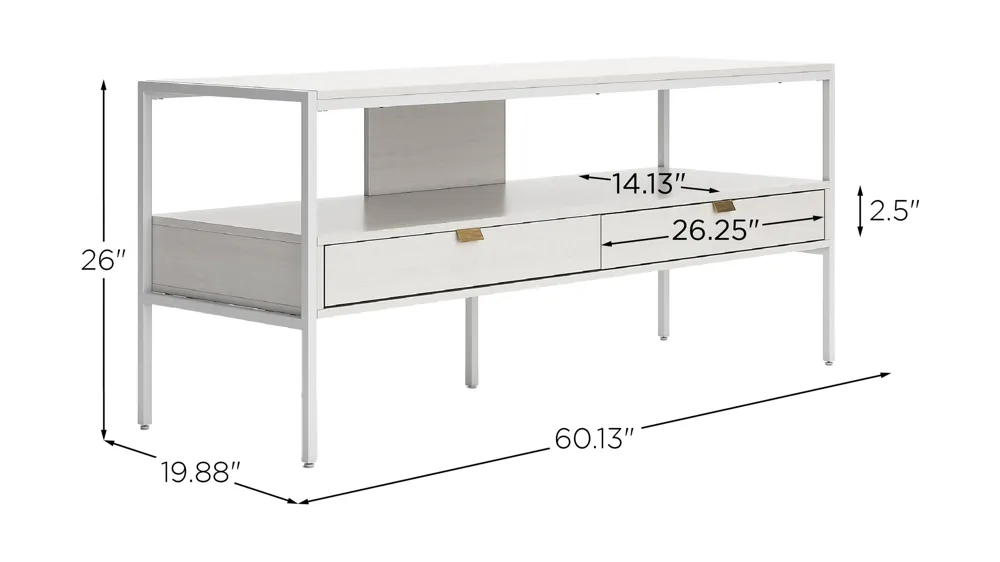 Deznee TV Stand Dimensions