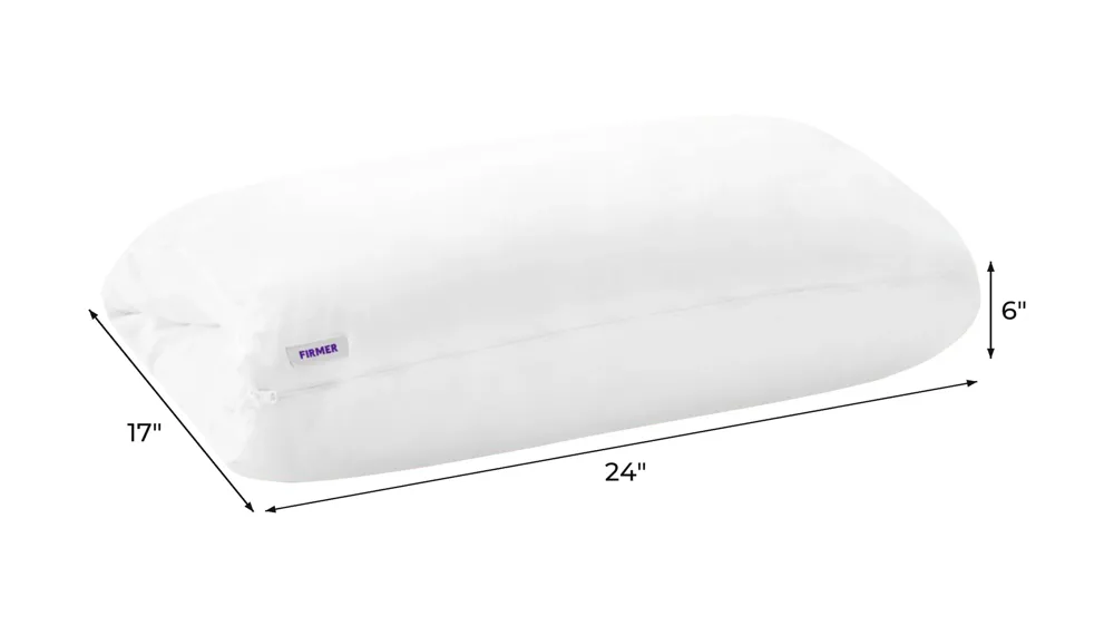 Purple TwinCloud Adjustable Comfort Pillow Dimensions